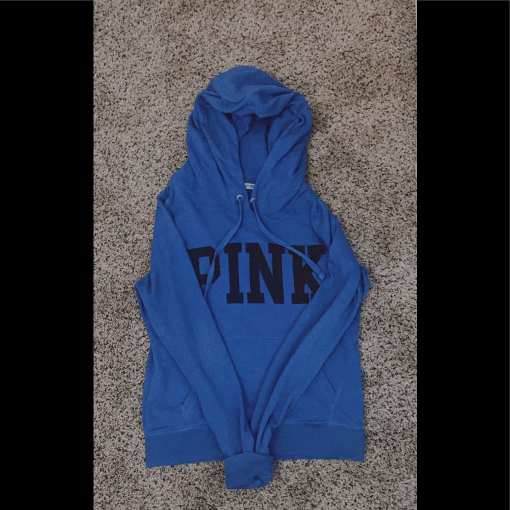 Blue hoodie from “pink”